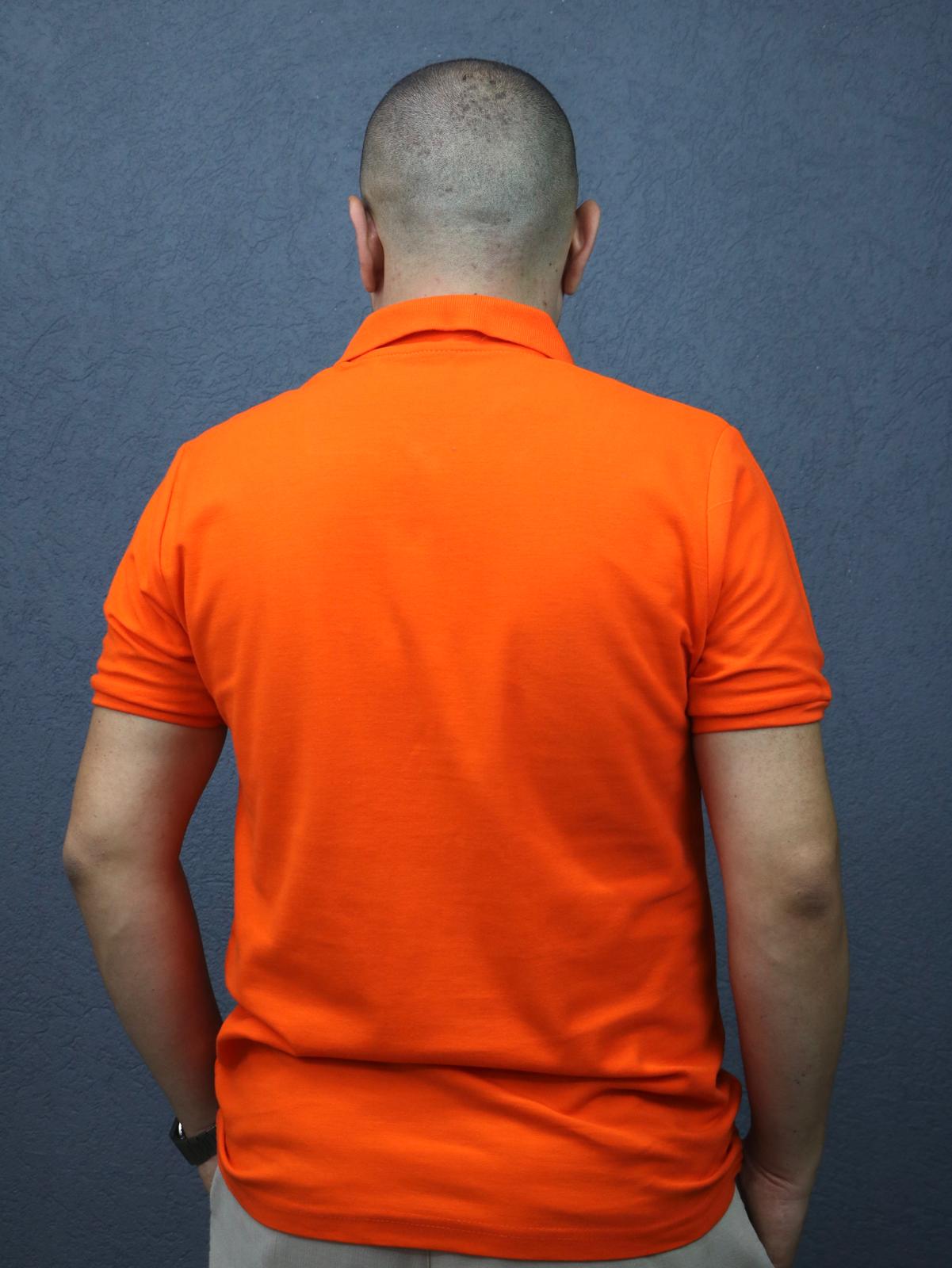 Polo Yaka Turuncu - Resim 2