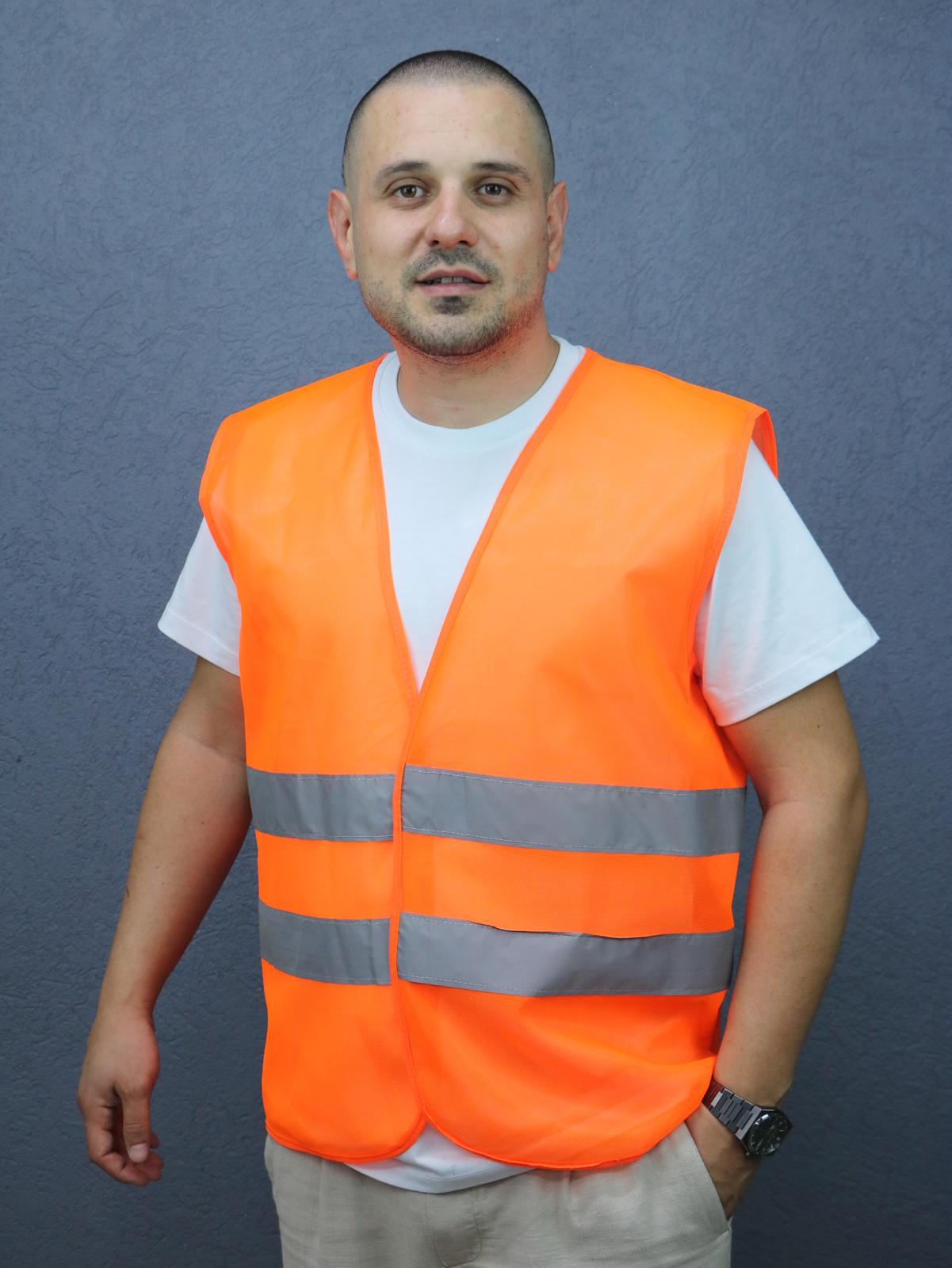 Yüksek Görünürlüklü Fosforlu Reflektif Güvenlik Yeleği