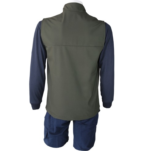 Haki Softshell Yelek – Erkek / Unisex - Resim 2