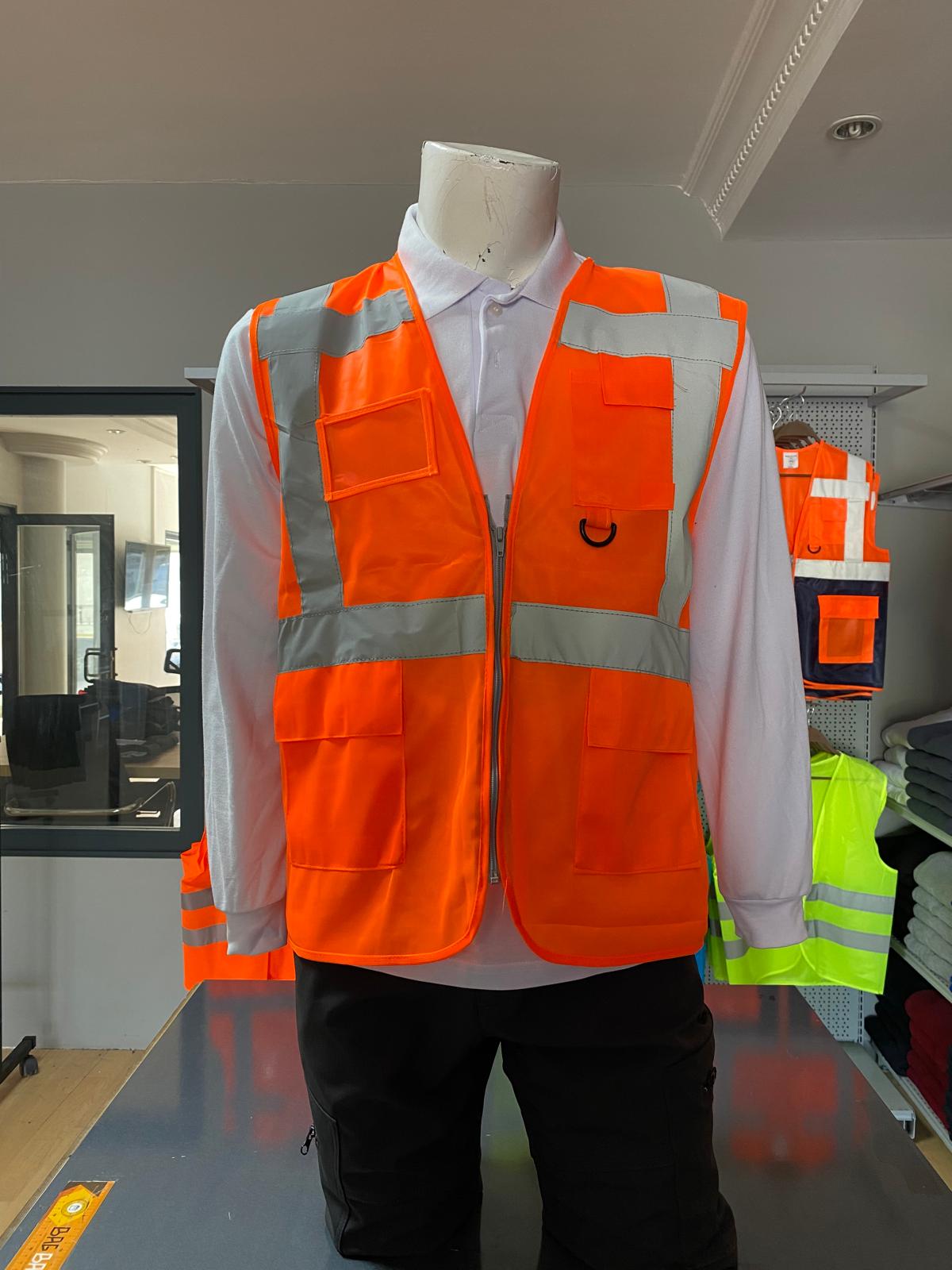 Yüksek Görünürlüklü Fosforlu Reflektif Güvenlik Yeleği