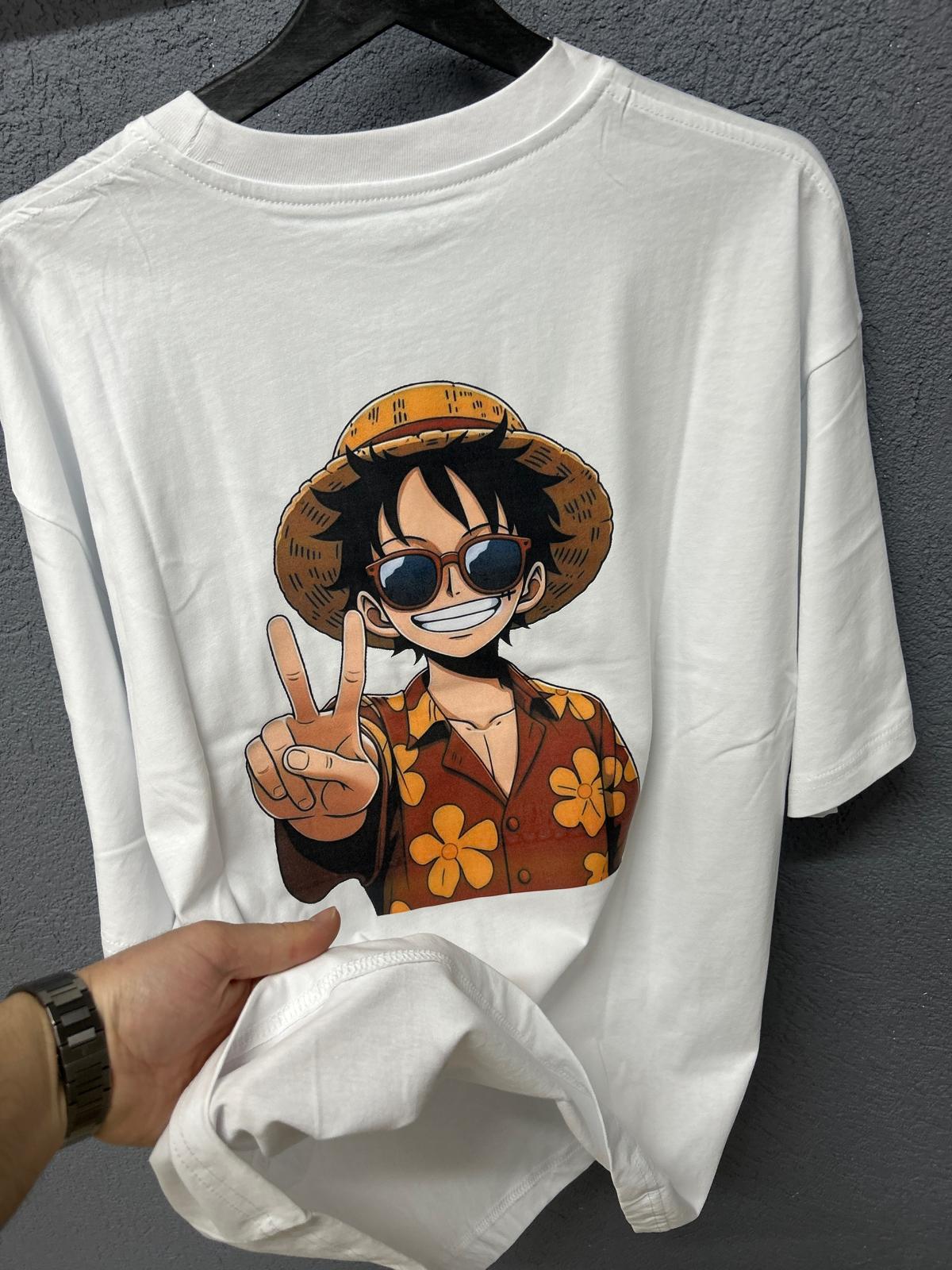 DTF Baskılı Oversize T-Shirt – Anime - Resim 3