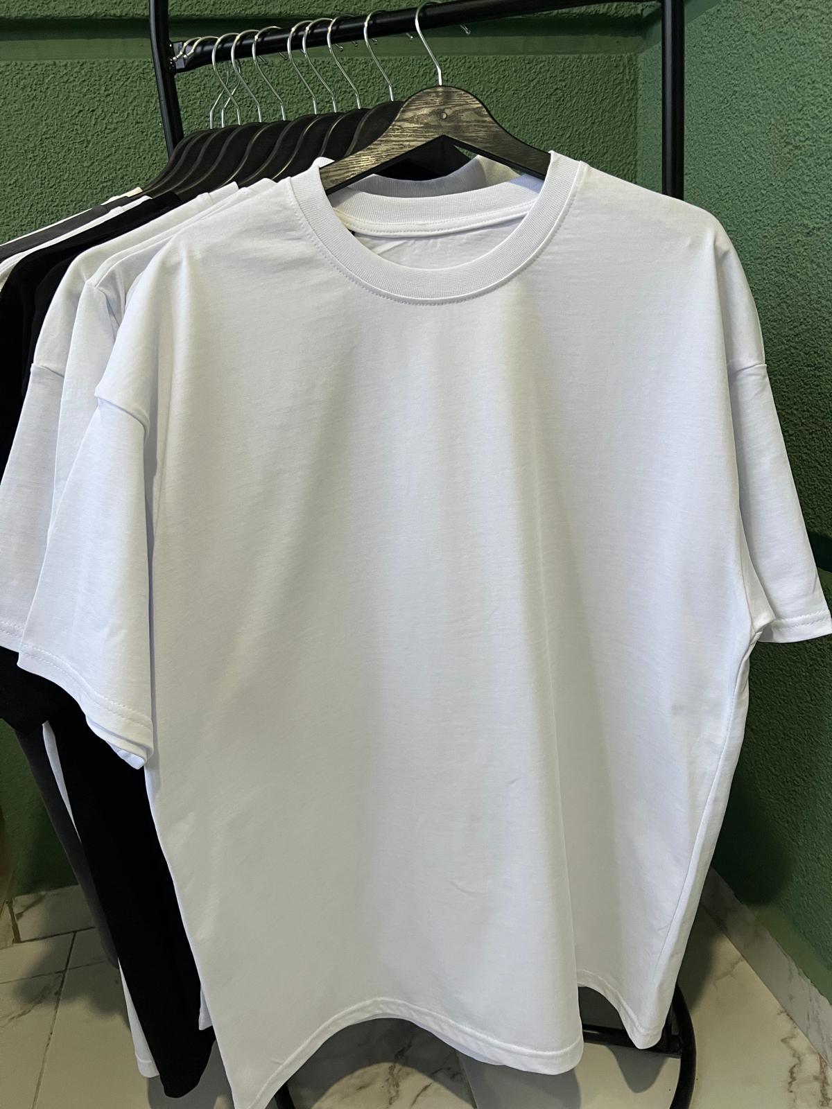 Over Size T-Shirt Beyaz - Resim 2